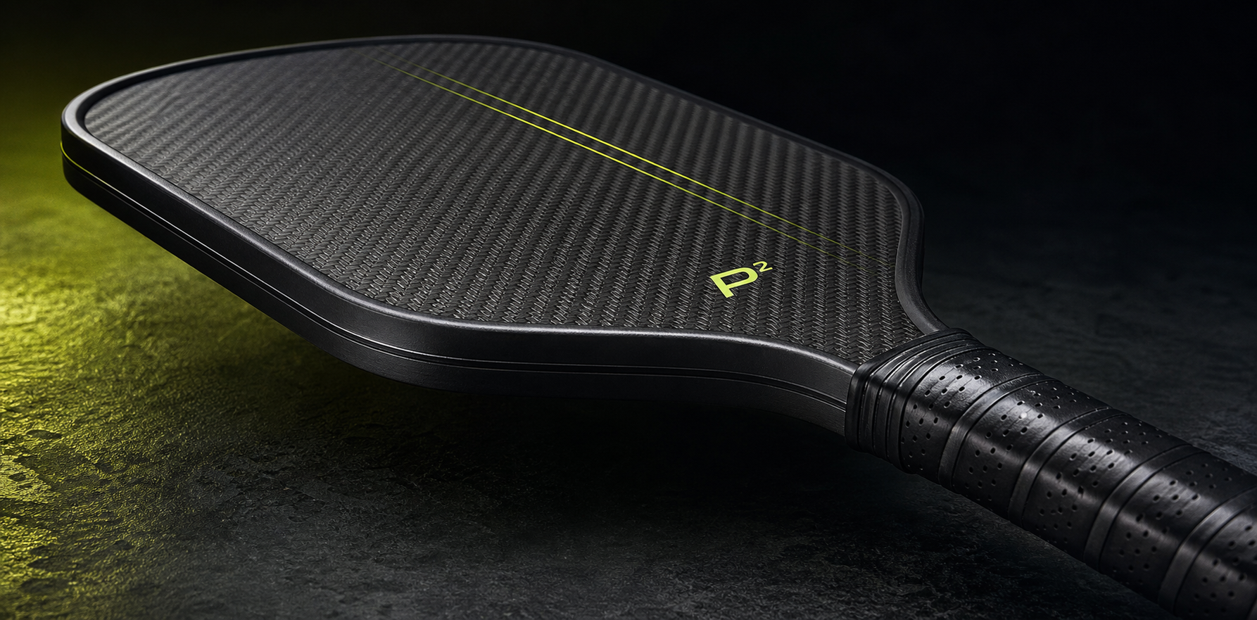 Detailed carbon face and edge construction of a P2 paddle